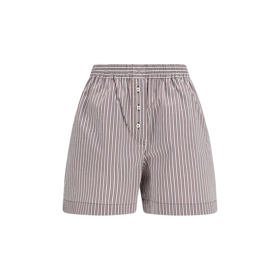 Multicolor Cotton Bermuda Shorts