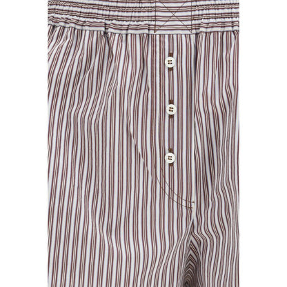 Multicolor Cotton Bermuda Shorts