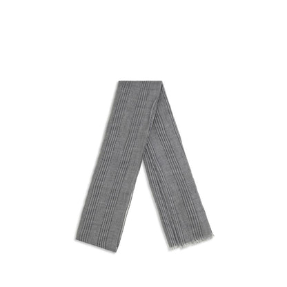 Gray Linen Scarf