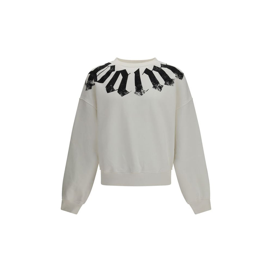 White Cotton Sweatshirt