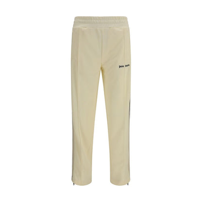 Beige Polyester Athletic Pants