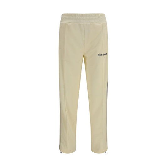 Beige Polyester Athletic Pants