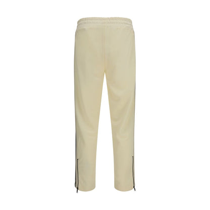 Beige Polyester Athletic Pants
