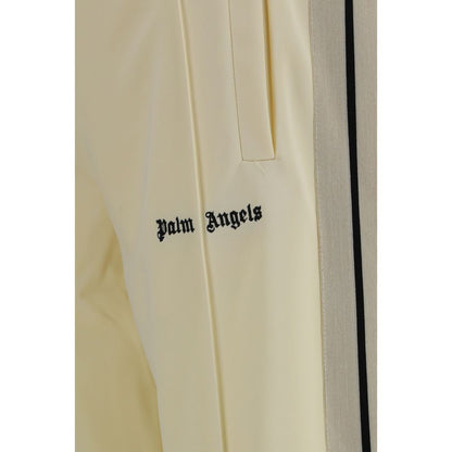 Beige Polyester Athletic Pants