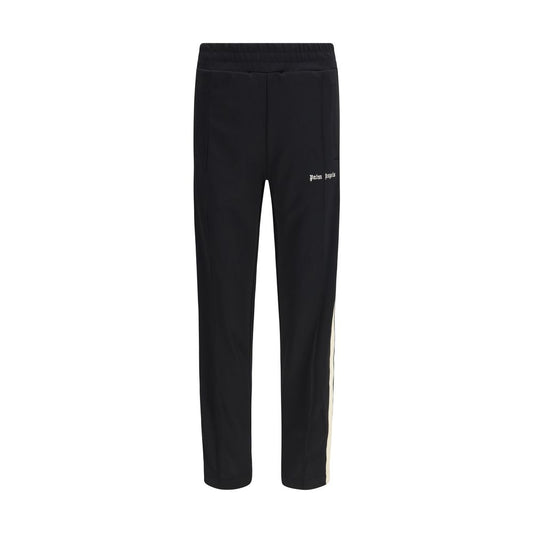 Black Polyester Athletic Pants