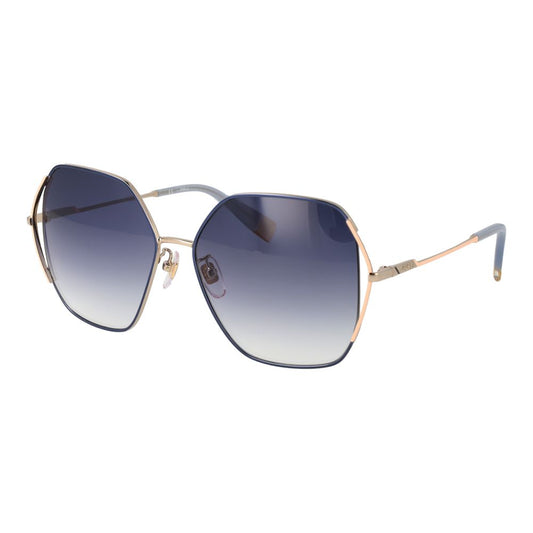 Gold Stainless Steel Sunglasses
