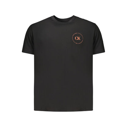 Black Cotton Men's T-Shirt