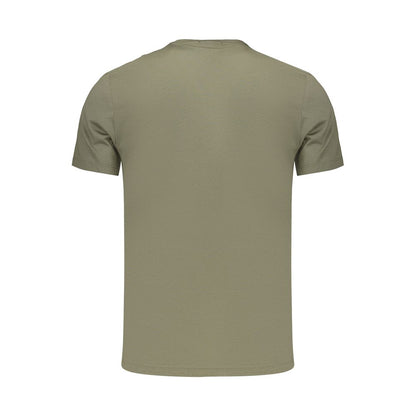 Green Cotton Men's T-Shirt