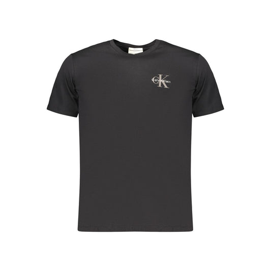 Black Cotton Men's T-Shirt