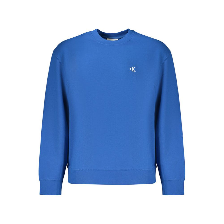 Blue Cotton Men's Sweatshirt