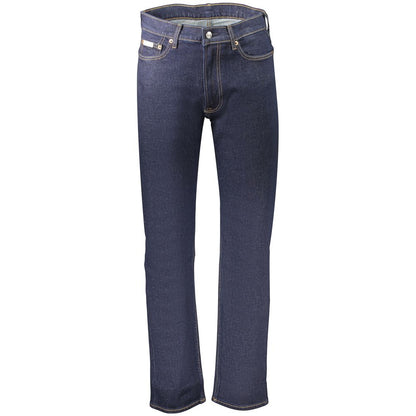Blue Cotton Men's Jean Crafted for Elegance and Comfort