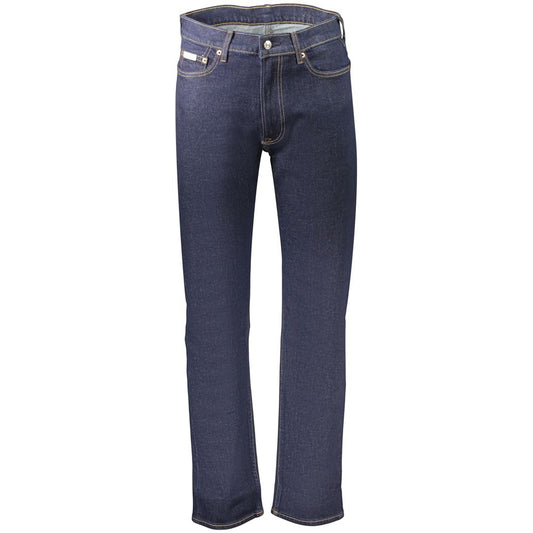 Blue Cotton Men's Jean Crafted for Elegance and Comfort