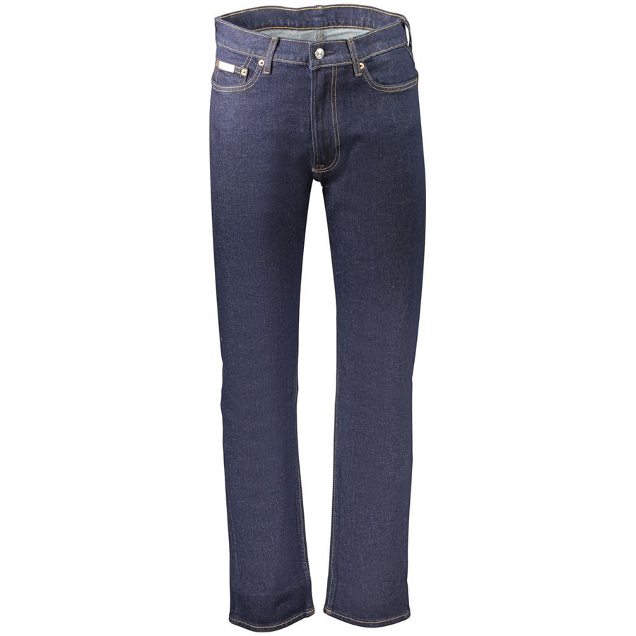 Blue Cotton Men's Jean Crafted for Elegance and Comfort