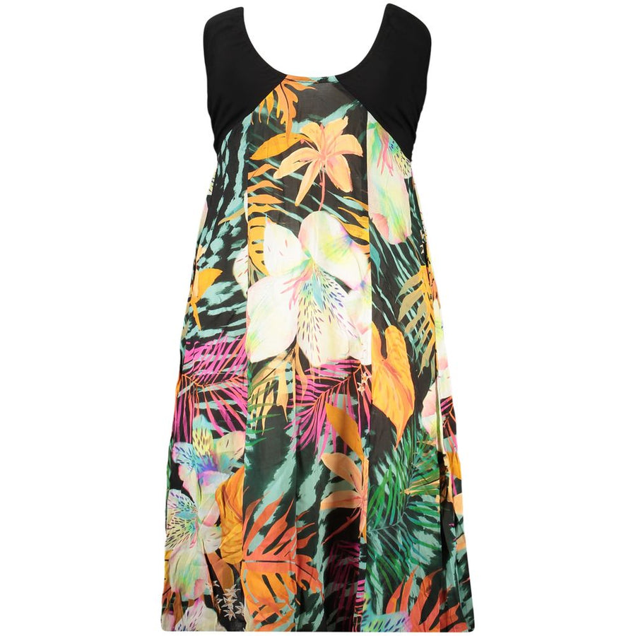 Black Viscose Women's Dress