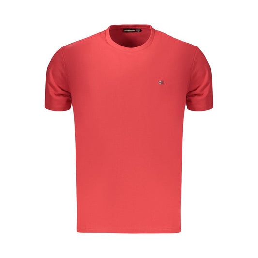 Red Cotton Men's T-Shirt