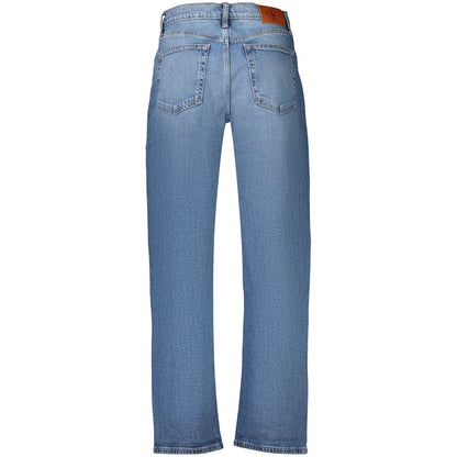 Blue Cotton Women's Jeans