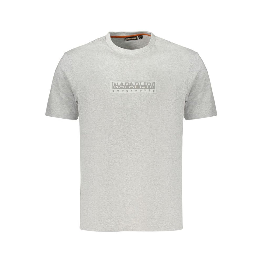Gray Cotton Men's T-Shirt