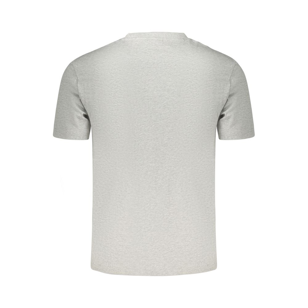 Gray Cotton Men's T-Shirt