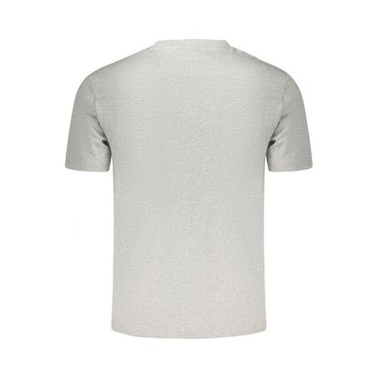 Gray Cotton Men's T-Shirt