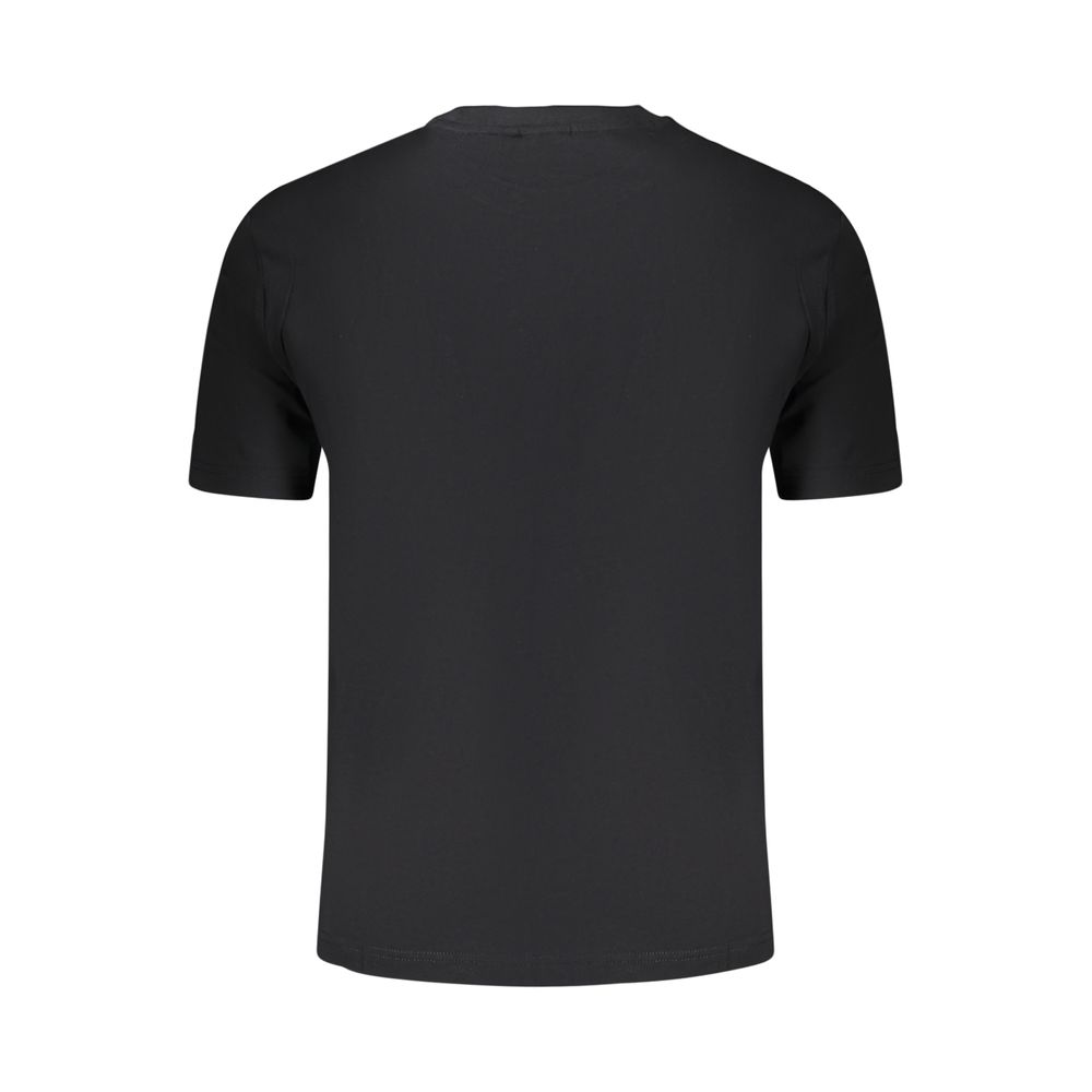 Black Cotton Men's T-Shirt