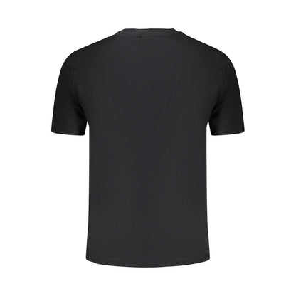 Black Cotton Men's T-Shirt