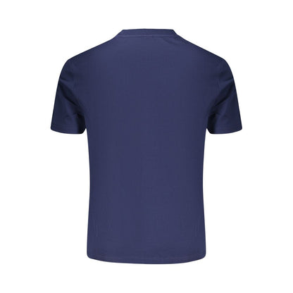 Blue Cotton Men's T-Shirt
