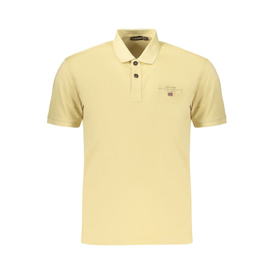 Beige Cotton Men's Polo