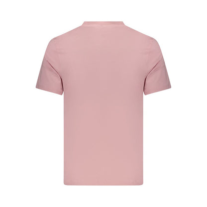 Pink Cotton Men's T-Shirt