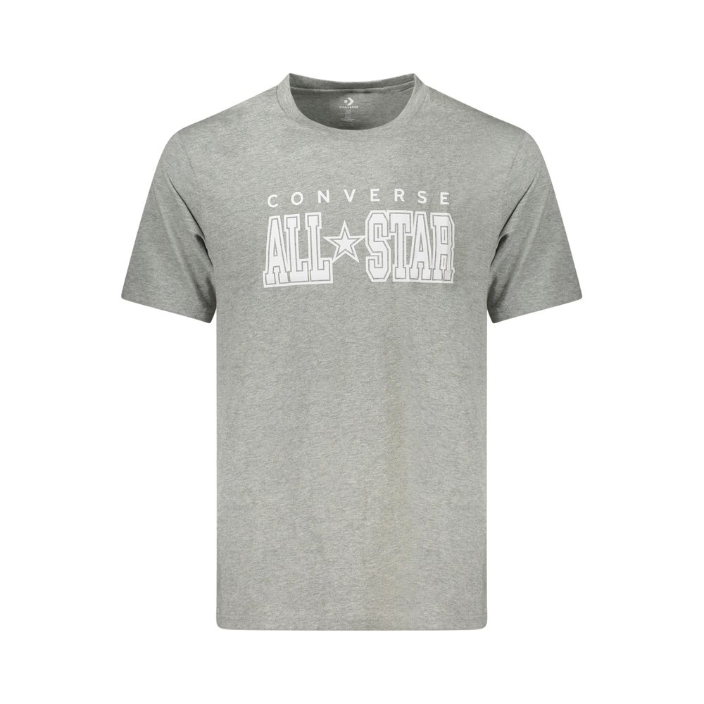 Gray Cotton Men's T-Shirt