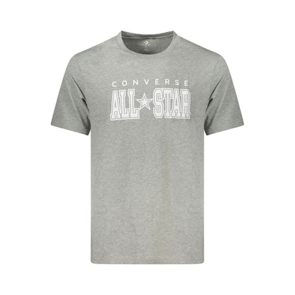 Gray Cotton Men's T-Shirt