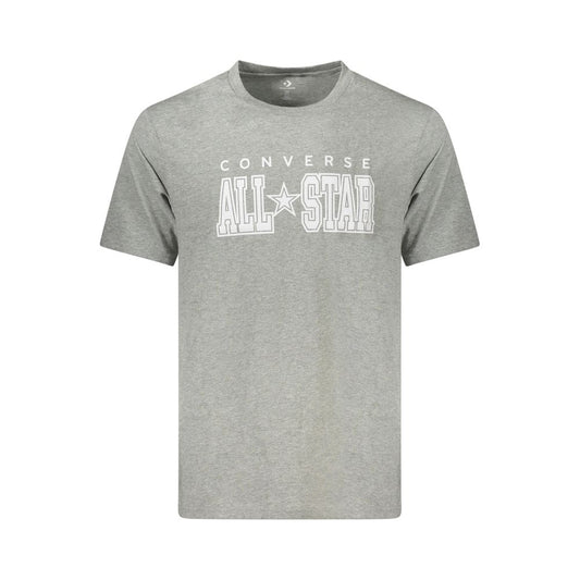 Gray Cotton Men's T-Shirt