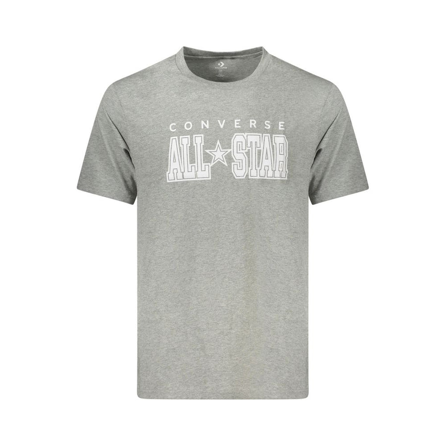 Gray Cotton Men's T-Shirt