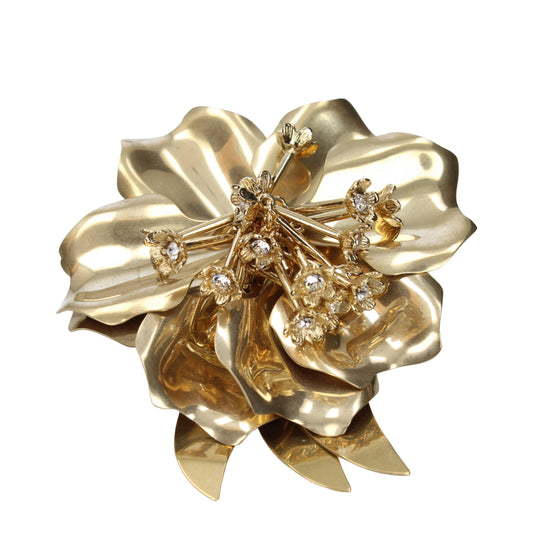 Gold Metal Broch