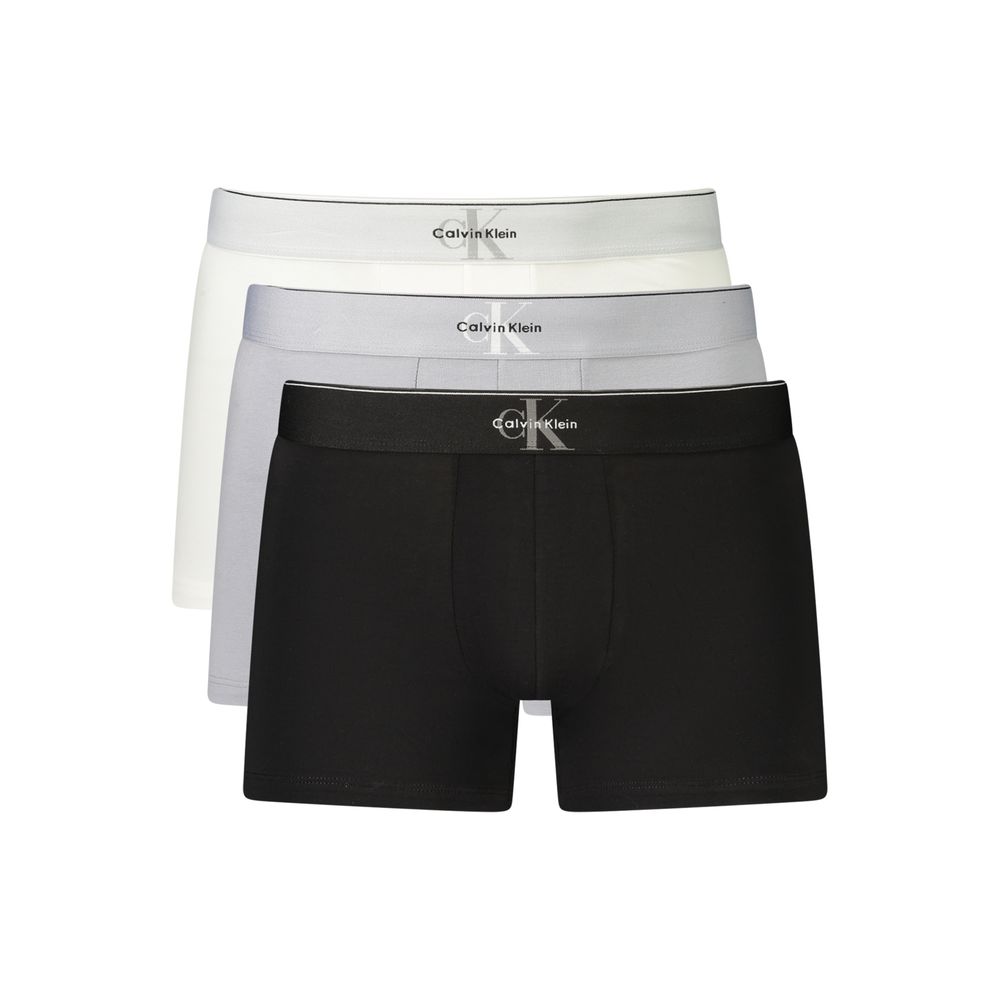 Grey Cotton Men's Boxer