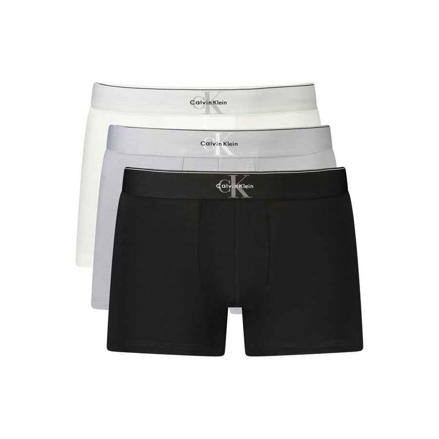 Grey Cotton Men's Boxer
