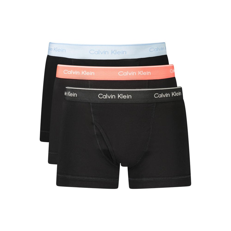 Black Cotton Men's Shorts