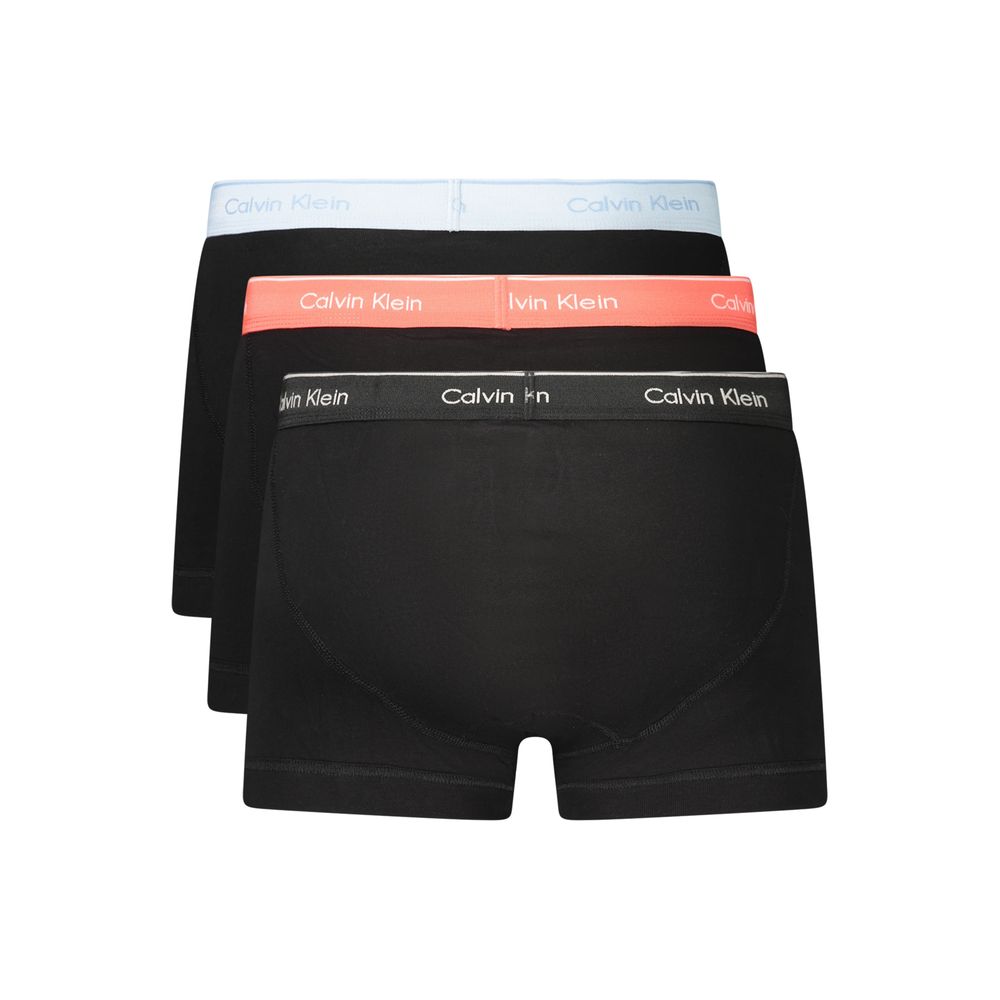 Black Cotton Men's Shorts