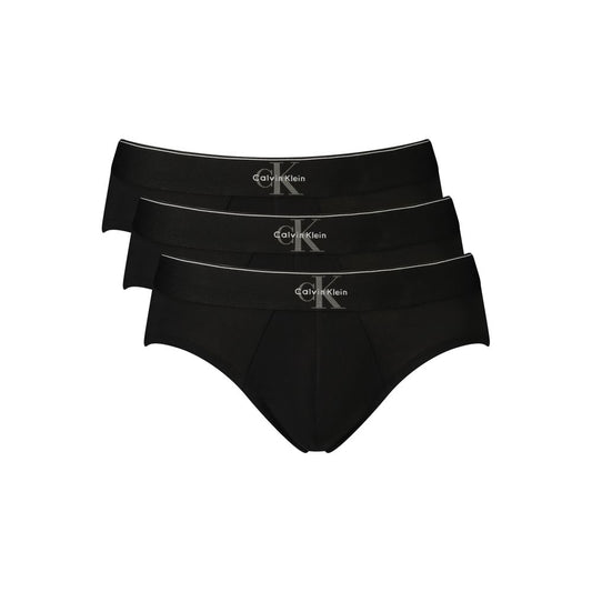Black Cotton Men's Underwear