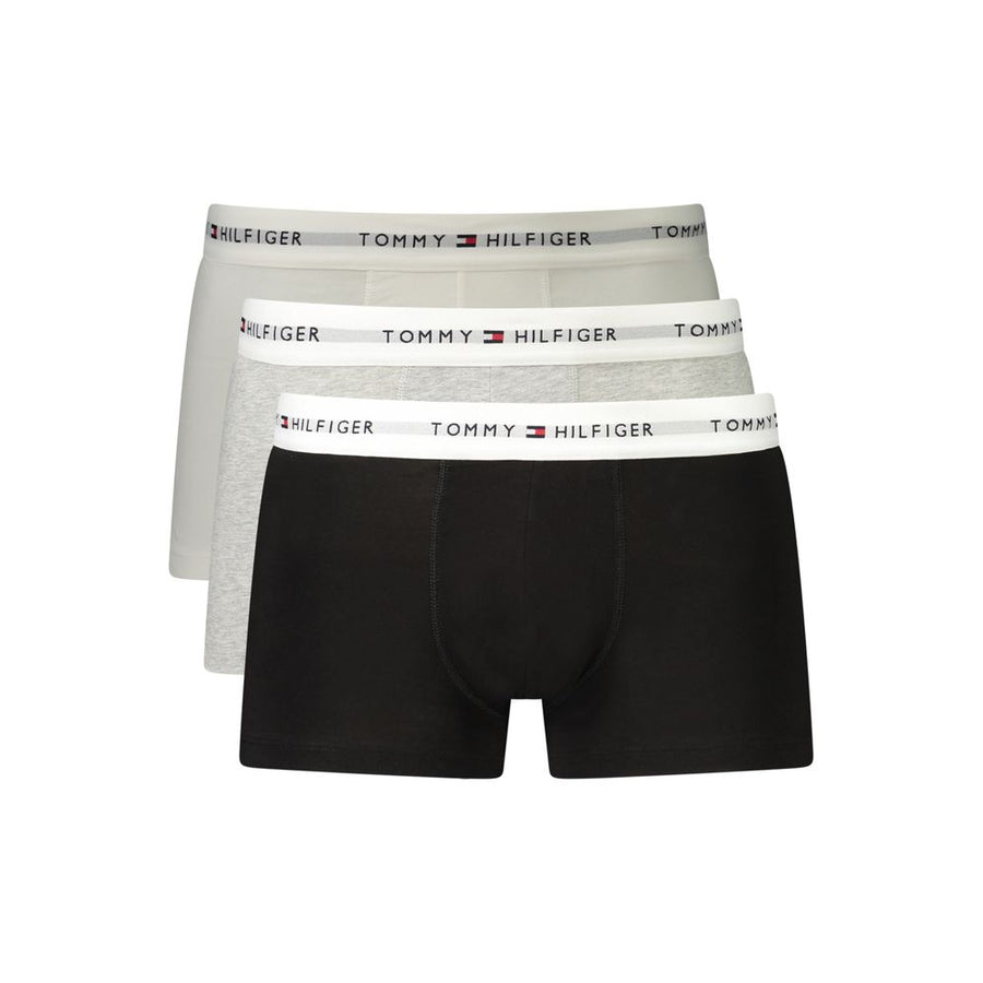 Grey Cotton Men's Boxer