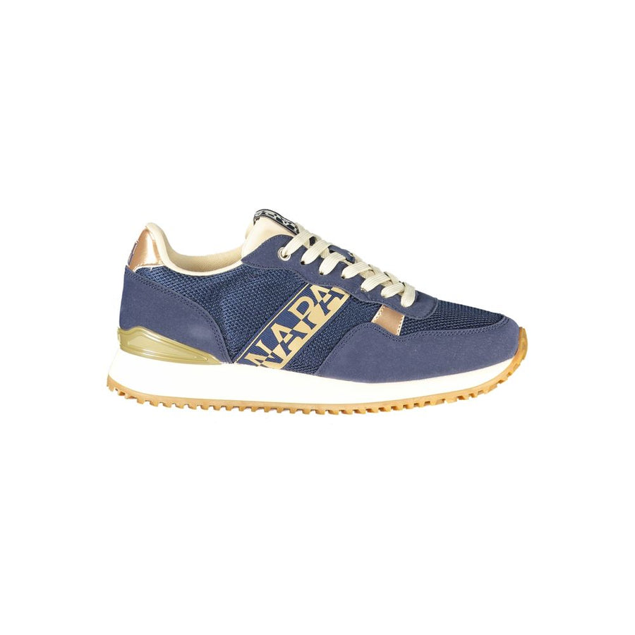 Blue Polyester Women's Sneaker