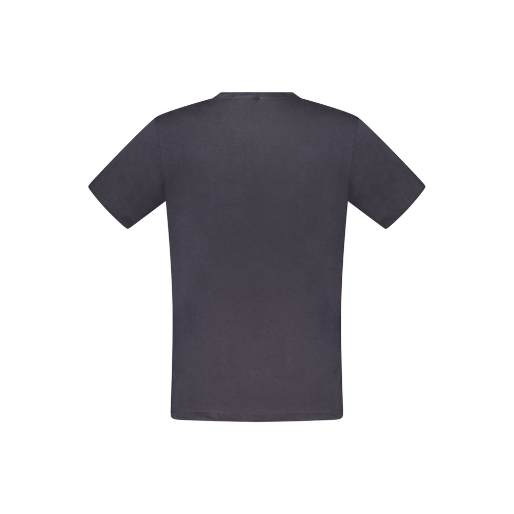 Blue Cotton Men's T-Shirt