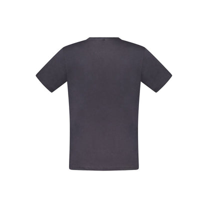 Blue Cotton Men's T-Shirt
