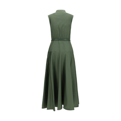 Bicolor Cotton Casual Dress