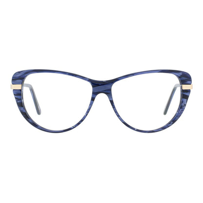Blue Metal & Plastic Glasses (Frames)