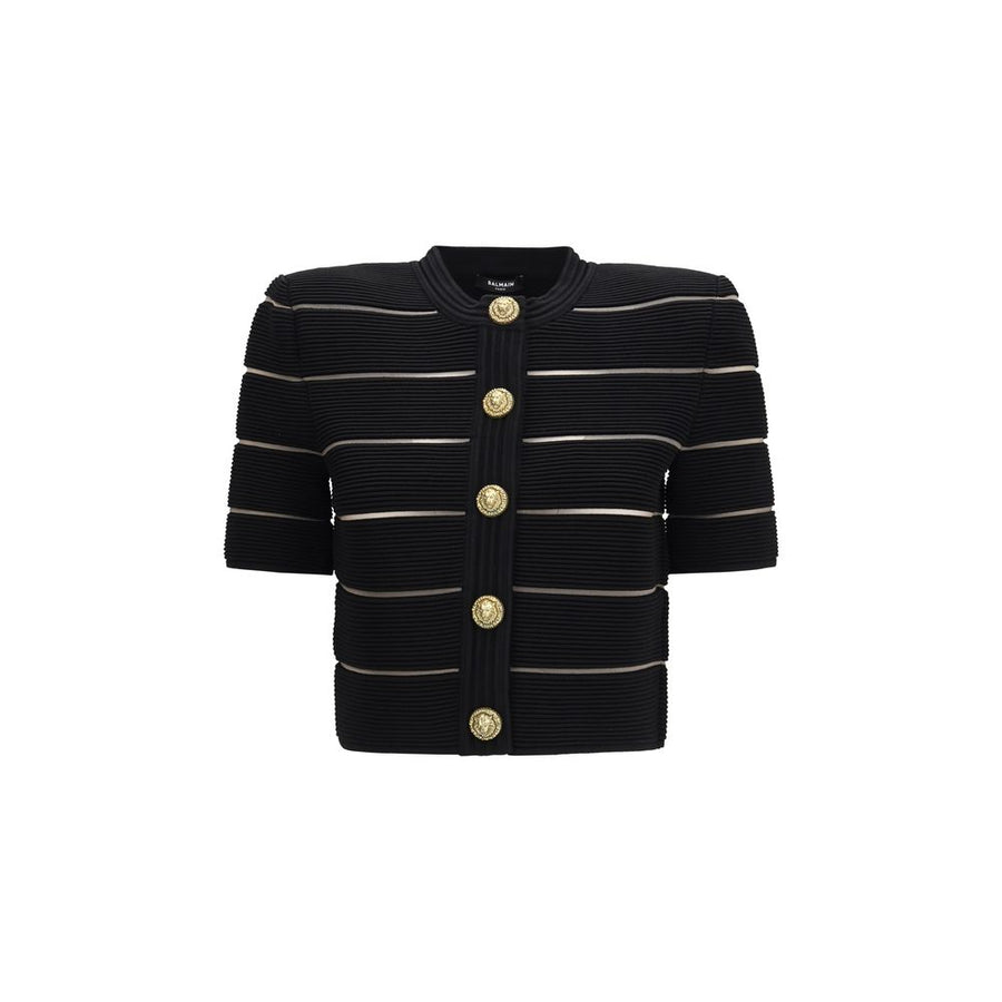 Black Viscose Cardigan