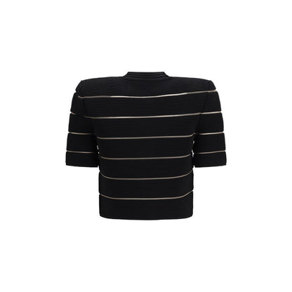 Black Viscose Cardigan