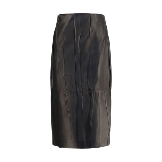 Black Lamb Ovis Aries Aries Midi Skirt