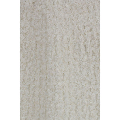 White Viscose Mini Skirt