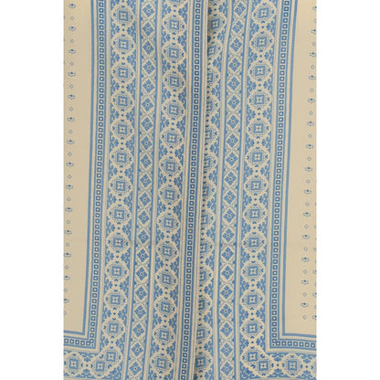 Beige Silk Pattern Shirt