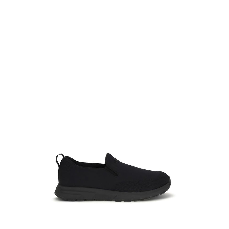 Black Fabric Sneakers